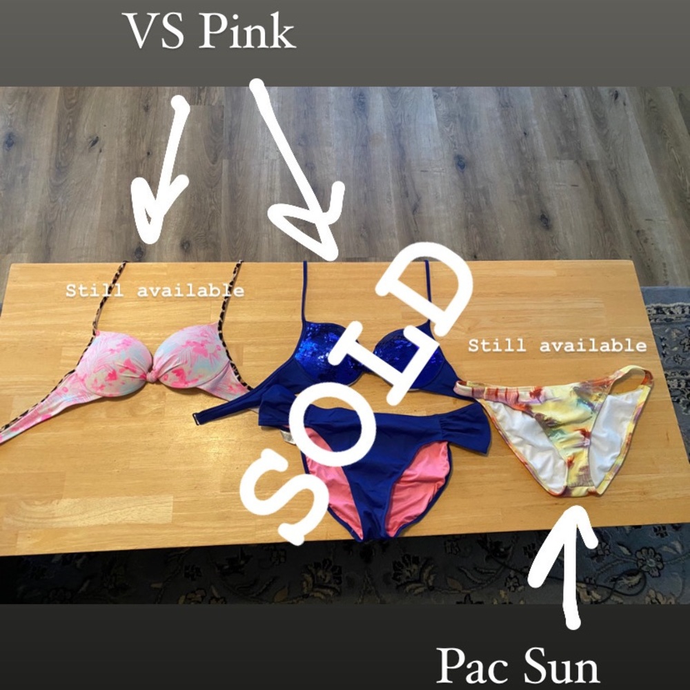 Bikini tops and bottoms